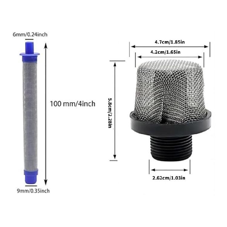 288716 Inlet Suction Strainer 288749 Mesh Airless Sprays Guns Filters Combination for Airless Paint Sprays Guns