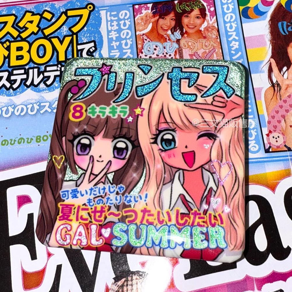 

Sevencat Anime Badges Japanese Showa Magazin-style Brooch Pendant Clothes Coat Sweater Decoration Accessories for Hot Girls