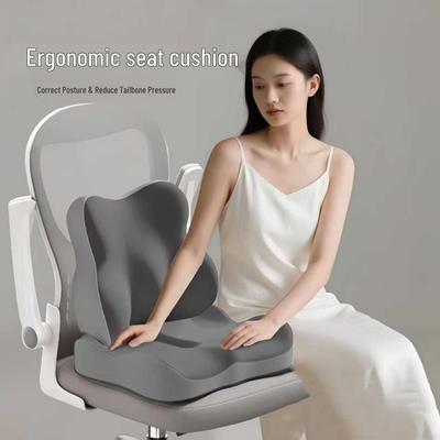 Comfortable Anti-Fatigue Seat Cushion for Long Sitting - Office, Dorm & Student Chair Support.