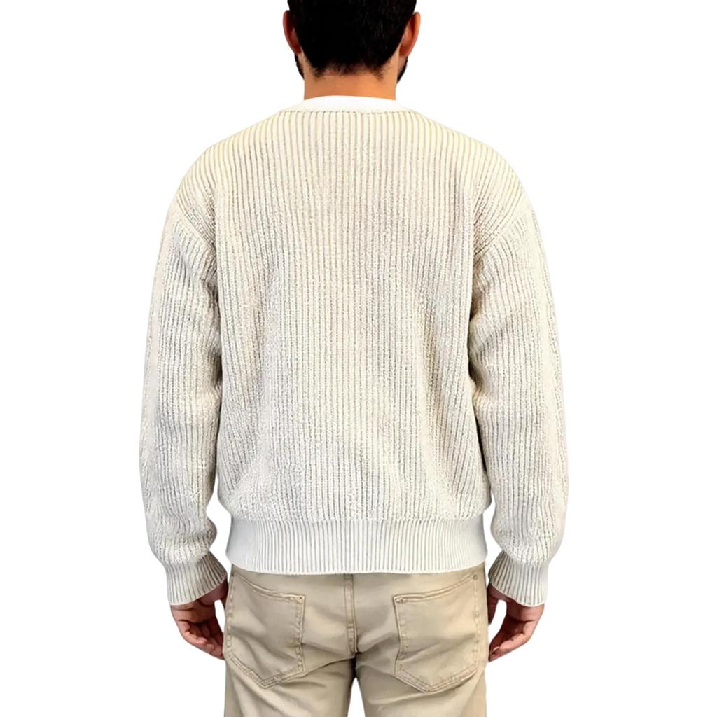 Men's Fashionable Round Neck Casual Lazy Cardigan
