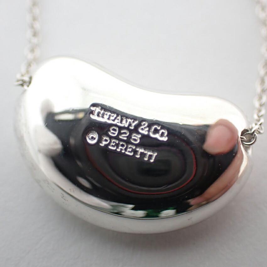 [Used] TIFFANY 925 Bean Pendant/Necklace/j51-12