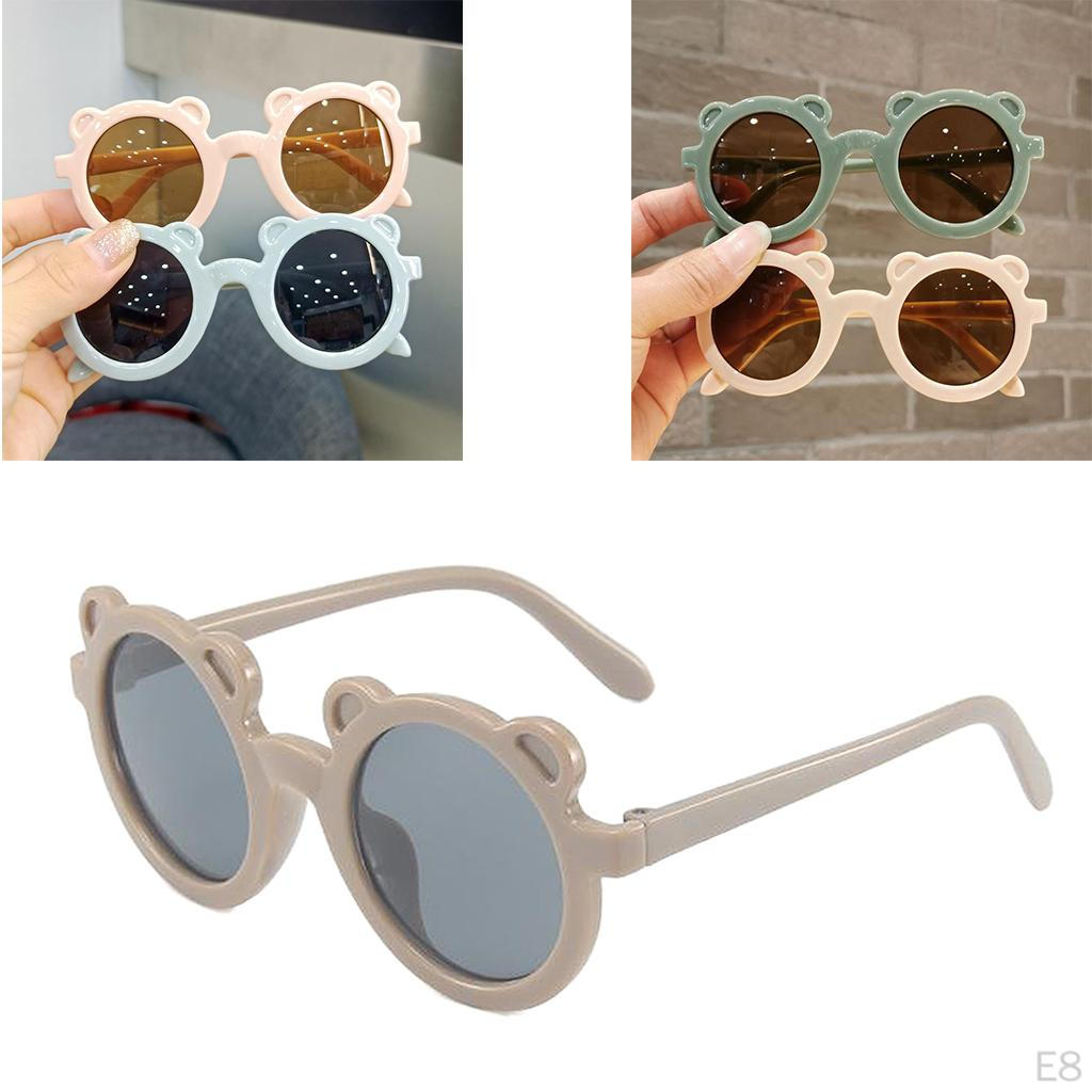 Bear Shape Sunglasses for Boys Girls Party Outdoor UV400