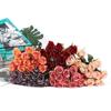 12PCS Fake Roses Bouquet Long Stem Artificial Silk Flowers Realistic Roses for Home Wedding Indoor Outdoor Table Decoration Party