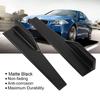 Car Side Skirt   Matte Black High Strength Plastic Lightweight   Splitter Winglet Canard Diffuser for Most Vehicles 2 PCS