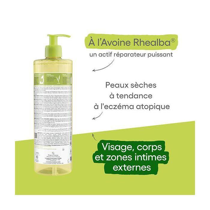 Huile Lavante Émolliente Anti-Grattage A-DERMA Exomega Control - Peaux Sensibles 750 ml