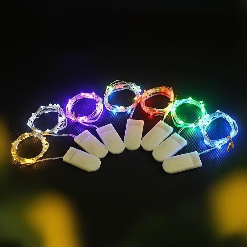 LED Solar Cork String Lights for Christmas Wine Bottles - Copper Wire Holiday Decoration