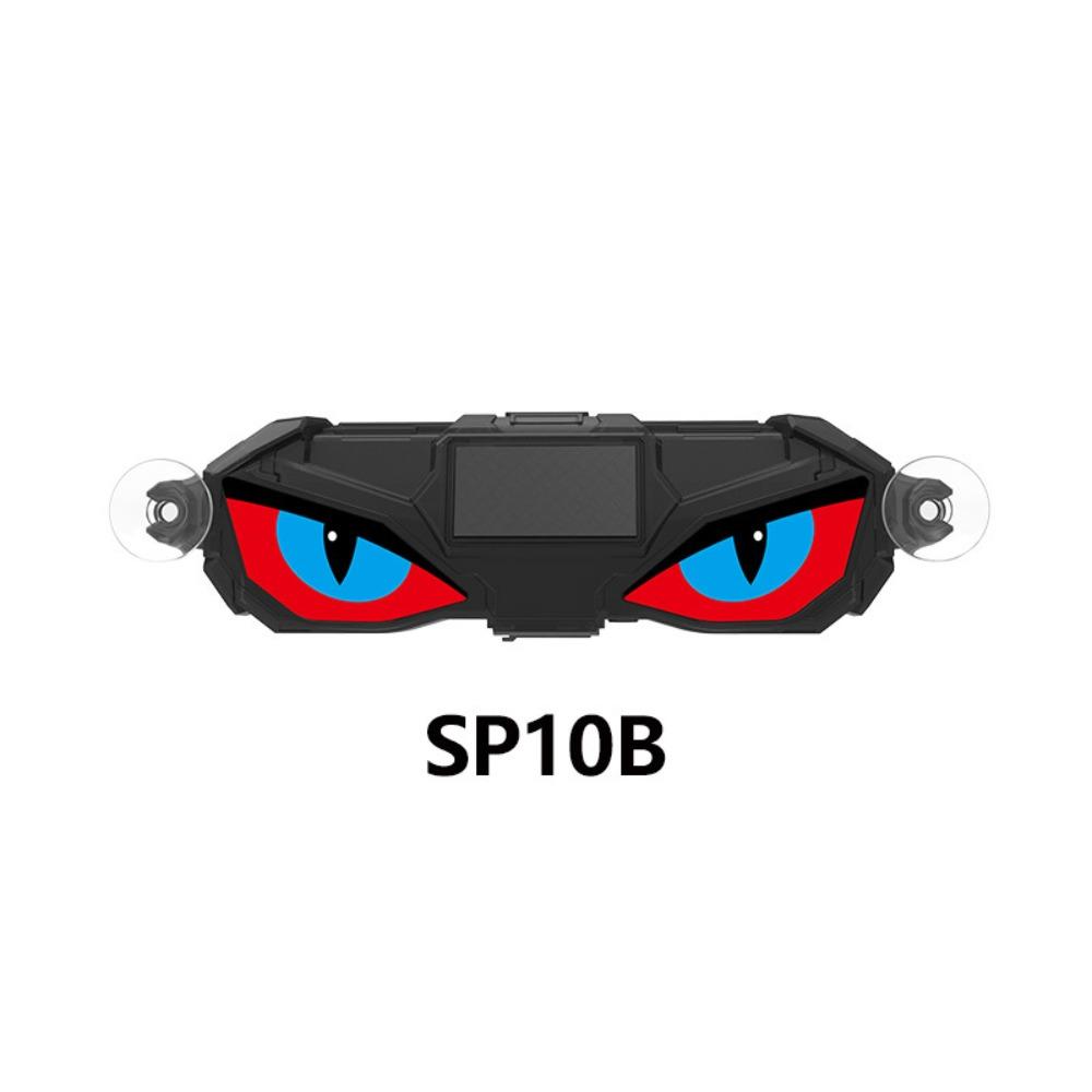 Suction Cup Devil Eyes Car Lights Vibration Lights on Car Warning Light  Car Decoration