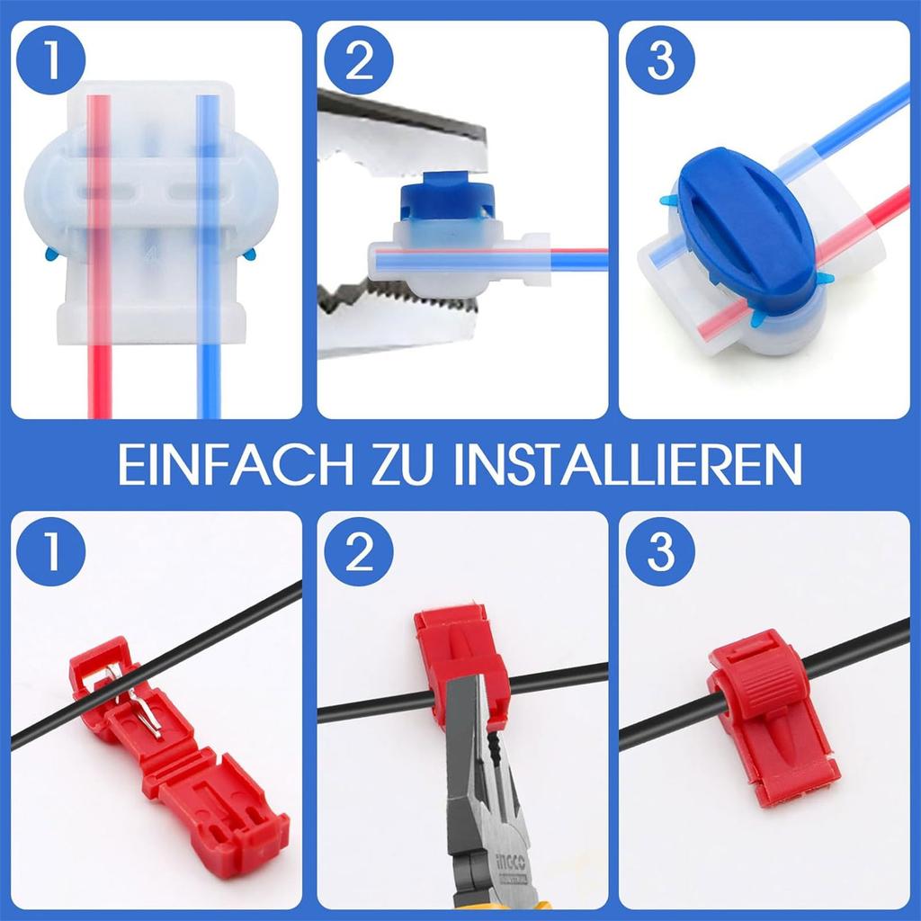 Convenient Grass Trimmer Kit Reliable Lawn Mower Wire Connector Set Ground Hooks Cable Connectors Perfect for Homeowners