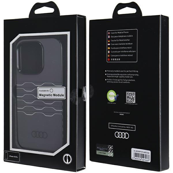 Audi Iml Magsafe Case Iphone 15 Pro 6.1 Czarny/Black Hardcase Au-Imlmip15P-A6/D3-Bk