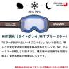 Swans RIDGELINE Snow Made in Glasses MIT MIT Blue Mirror x Light Smoke UV Sizes Goggles, Japan, Compatible, Photochromic, Mirror, RL-MDH-CMIT-BL SBLU,