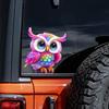 QT2323#15cm Barevná sova Vodotěsná Dekorativní samolepka na auto, Vhodné pro auta, notebooky, nárazníky, skleněná okna