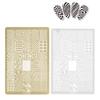 Floral Designs Nails Art Stamping Plate Nail Stamp Plate Nail Plate Template Nail Images Plates for Manicure Nail Decors