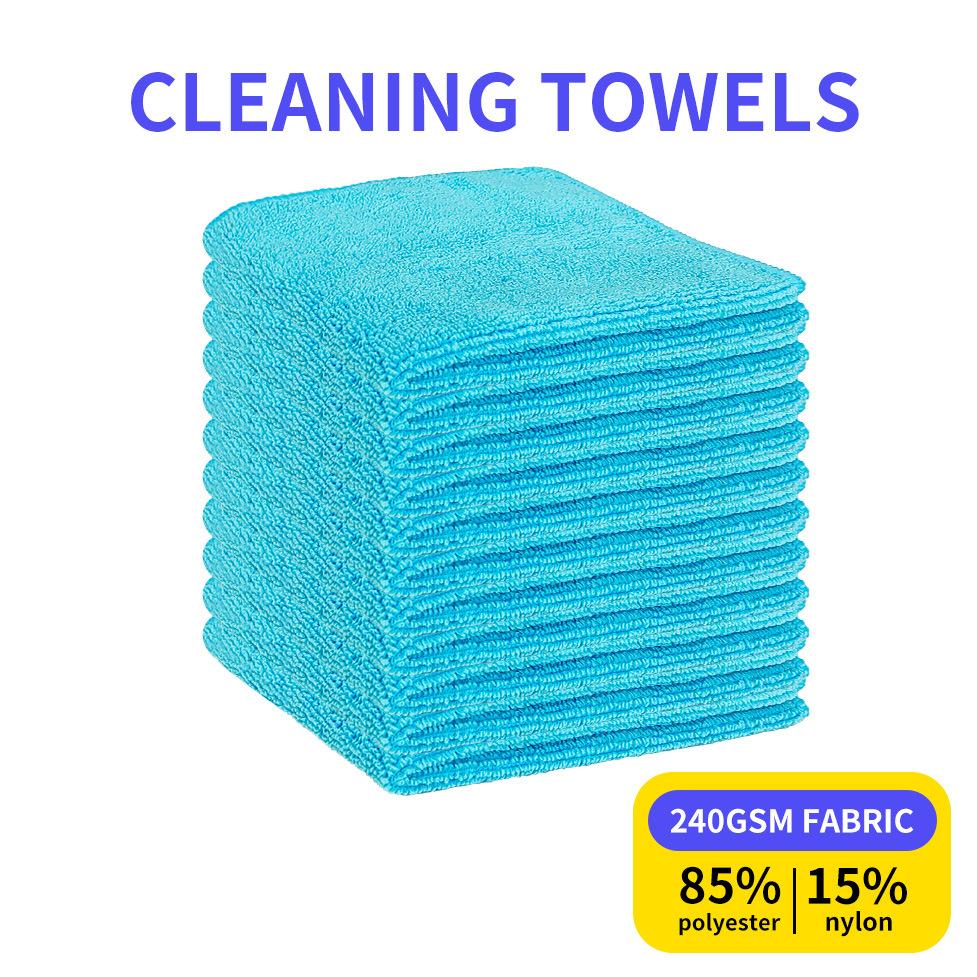 Dishwashing Cloth Kitchen Rag Custom Scouring Pad Household Products Multifunctional Cleaning Towel 30*30CM 10 Piece Microfiber