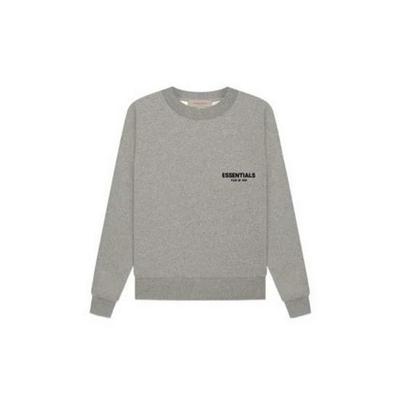 Essentials SS22 Round Neck Long Sleeve Flock Print Sweatshirt