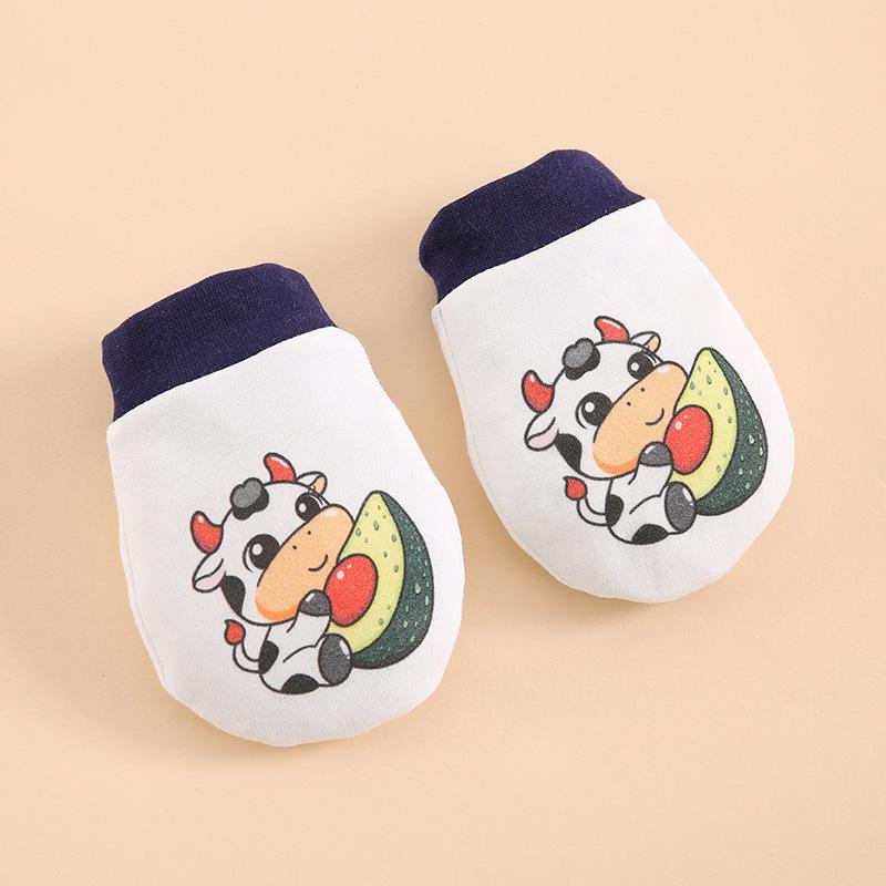 Gants Bébé Respirants en Maille Anti-Rayures - Mordables, Protection des Mains Printemps/Été pour Nouveau-nés