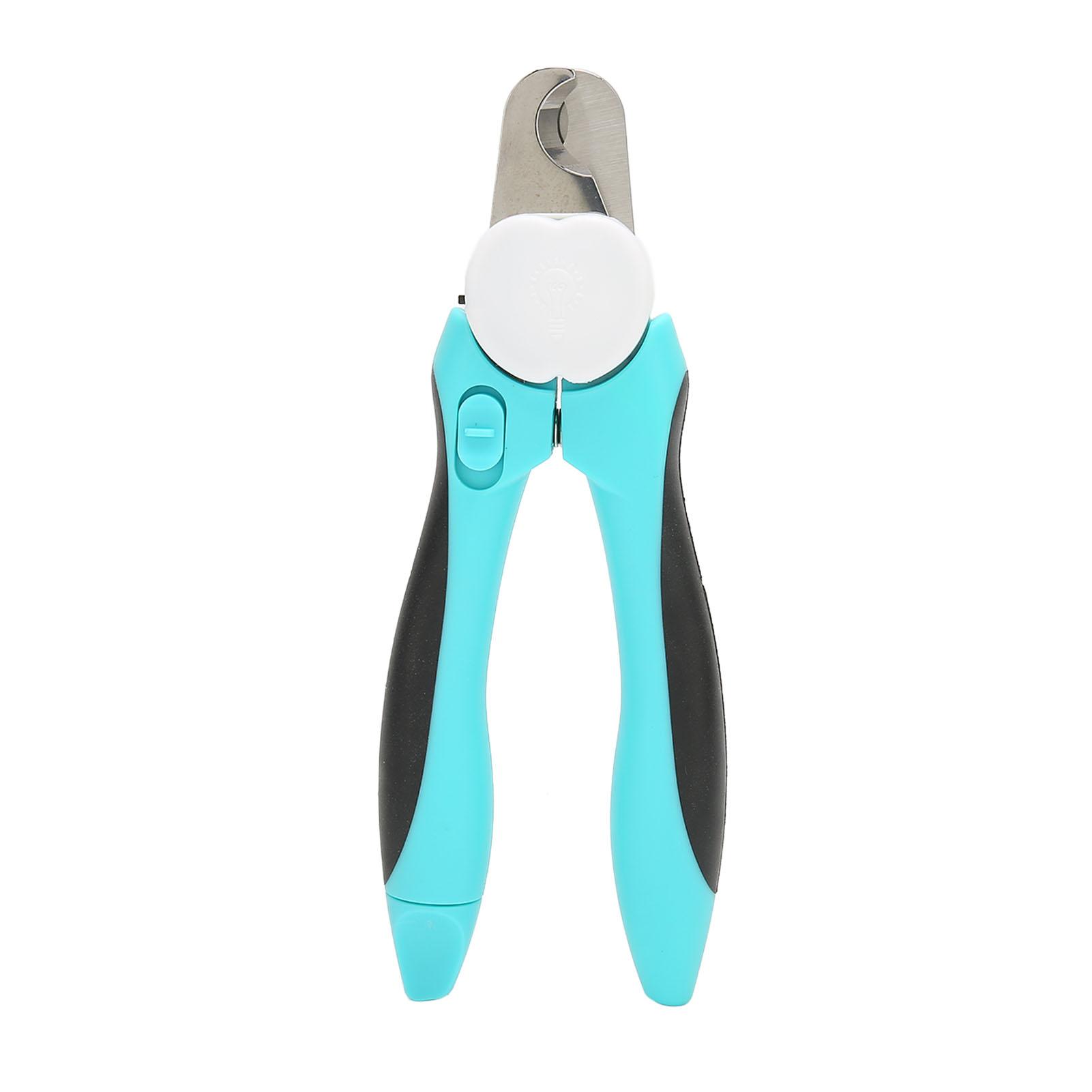 

LED Pet Nail Clippers Stainless Steel Ergonomic Prevent Slipping Dog Nail Clippers and Trimmer for Small Dogs Pets