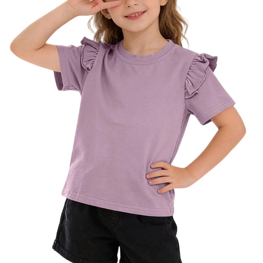 Children's Fashionable Short-Sleeve Casual Loose-Fit Top