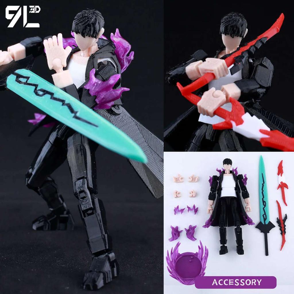 9L3 Figurka Mahoragi z Jujutsu Kaisen wydrukowana w 3D Dummy13 Lucky13 Wielostawowa Pozowalny Model Anime Kolekcjonerska Zabawka Prezent