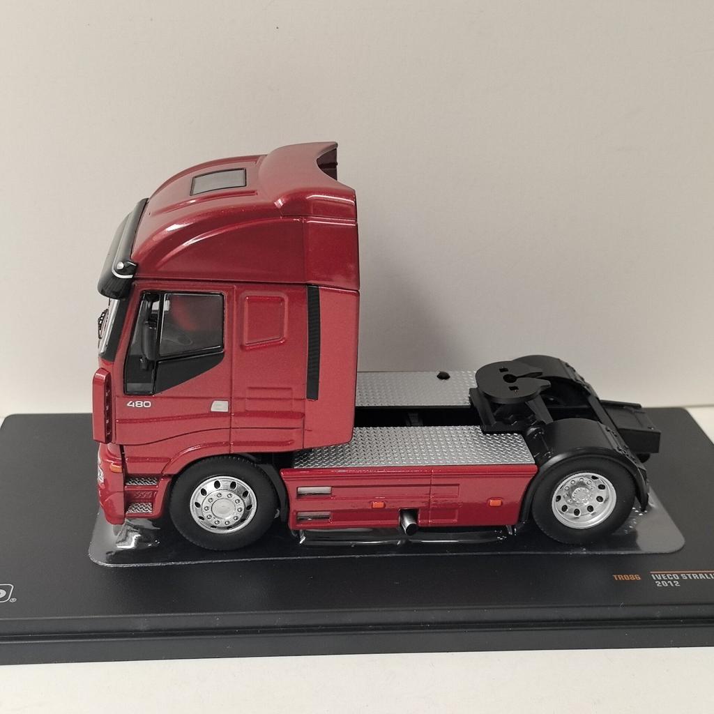 Diecast IXO 1/43 Scale IVECO Stralis 2012 Trailer Truck K4U8 Alloy Car Model