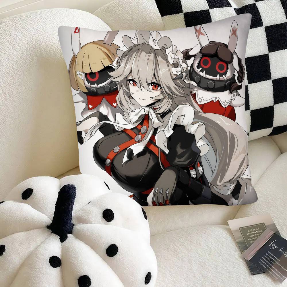 

Alexandrina Sebastiane HOT Animated GameZ-ZZZ Pillow Case Square Pillow Bedroom Sofa Leisure Comfort Cushion Car Home Decoration 40cm x 40cm