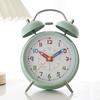 Battery Operated Retro Alarm Clock Portable Bell Alarm Clock Desk Clock  Time Management Tool