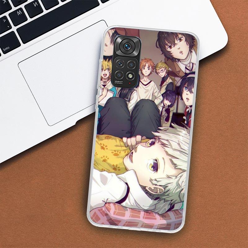 Bungo Stray Dogs Nakajima Atsushi Phone Case For Xiaomi Redmi Note 14 13 12 12S 11 Pro Plus 11S 10 10S 11T 11E Soft Transparent