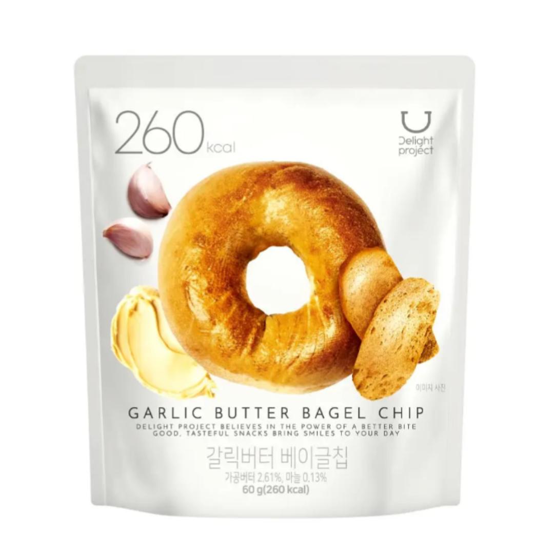[Delight Project] Чипсы из бейгла – 8 вкусов (Выберите 1) Garlic Butter