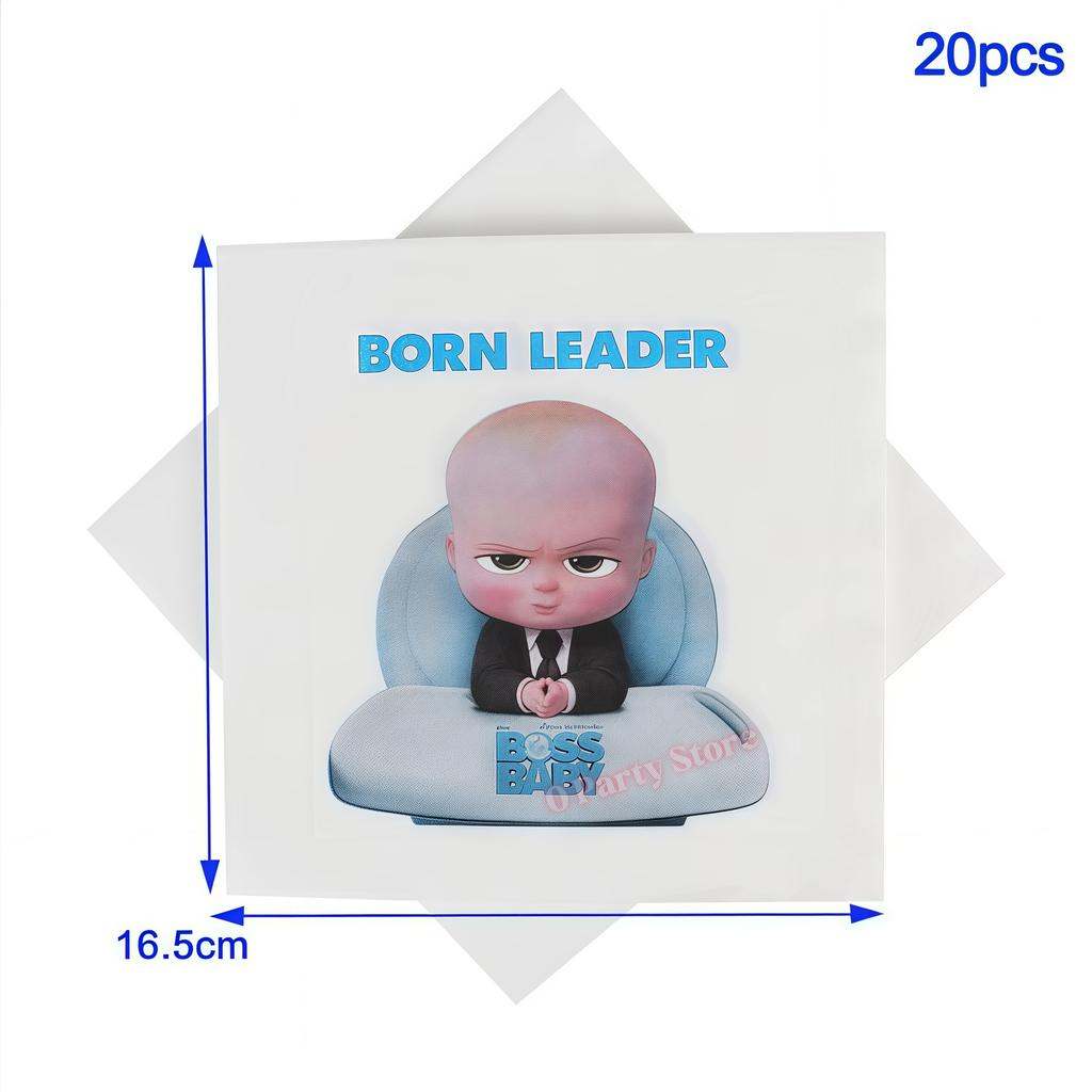 Bossed Baby Thema Neugeborene 1. Geburtstag Party Deko Becher Teller Luftballon Jungen Geburtstag Dekorationen Babyparty Zubehör Partygeschenke