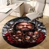 WWE Chair Mat Round Rug-Office Carpet, Machine Washable, Non-slip, Suitable for Living Rooms, Bedrooms