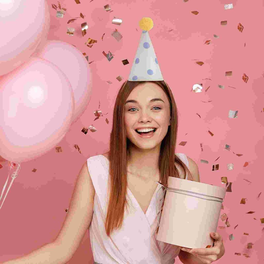 16 Pcs Clothing Birthday Hat Child Grad Cap Tassel Paper Graduation Photo Booth Props