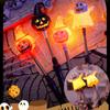 Halloween Flashing Wand Handheld Shake Light Wands Party Shake Pumpkin Ghost Stick Halloween Glowing Props Party Favor Gift