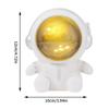 Astronaut Night Light Piggy Bank Bedside Decor Lamps Creative Figurine Coin Money Saving Box Toy For Kids Birthday Gifts