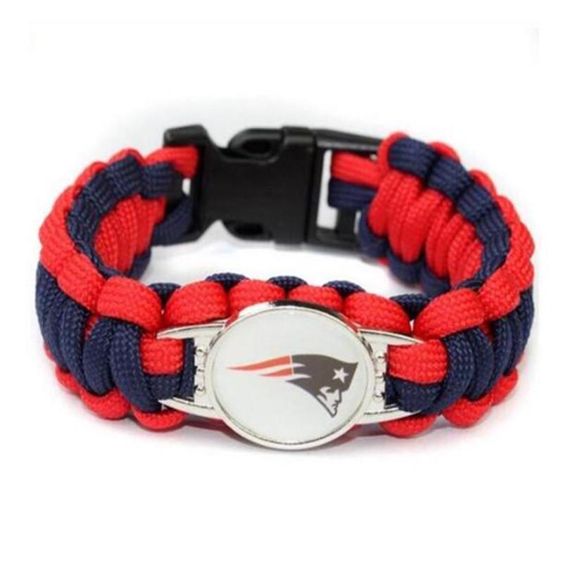 Handgeflochtenes NFL Paracord-Armband für Herren - 32 Teamoptionen für europäische & amerikanische Sportler