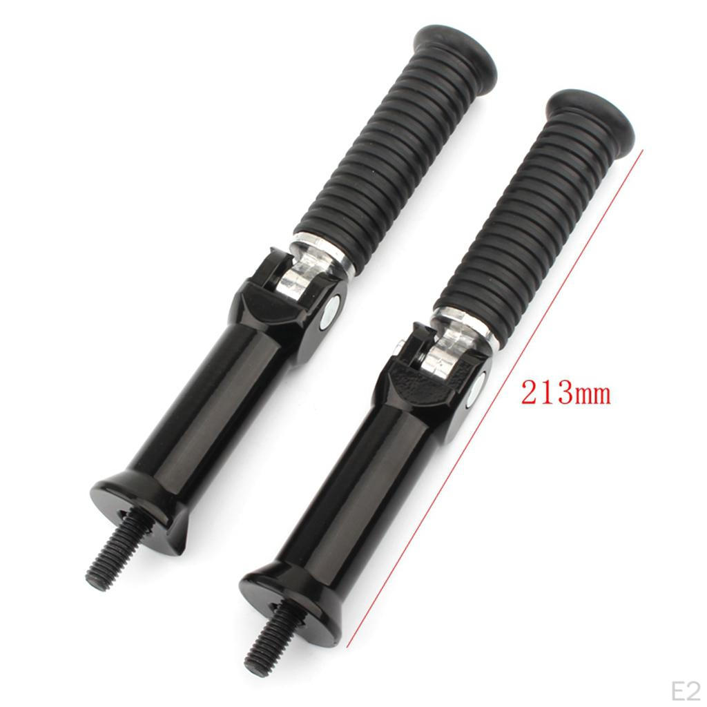 Aluminum Rear Passenger Foot Pegs Fit for FLDE Deluxe 107 2018