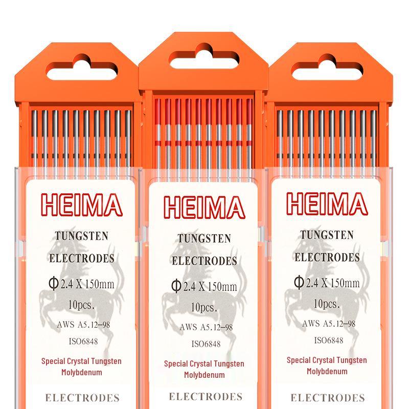 Dark Horse Wolframnadel- und Stangen-Set mit Cer/Thorium-Elektroden für Argon-Lichtbogen-Schweißbrenner: Größen 1,6 mm, 2,0 mm, 2,4 mm, 3 mm.