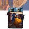 Luxurious 3d Bed Sheet Set Modern Simple Polyester Fiber Full Size For Comfortable Sleep