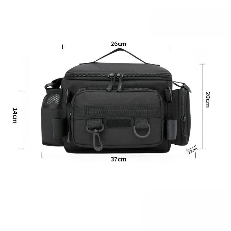 Medium and large fishing gear, shoulder bag, storage bag, portable fishing rod rack, outdoor sports bag, flying fish
