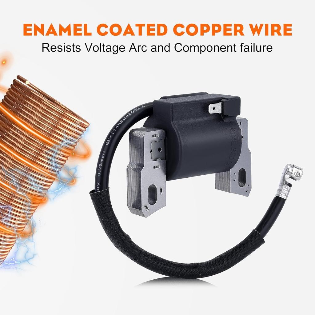 HIPA 590454 Ignition Coil Compatible With Brigg Stratt 799381 790817 692605 802574 Magneto Armature