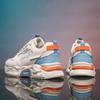New Men's Shoes Fashion Student Casual Shoes Increase Round Head Trend Running Shoes Lace-up Non-slip Sports Shoes