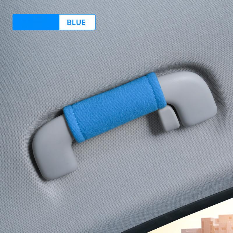 Universal Car Handbrake Cover Interior Door Handle Protective Roof Pull Gloves Automobile Accessories