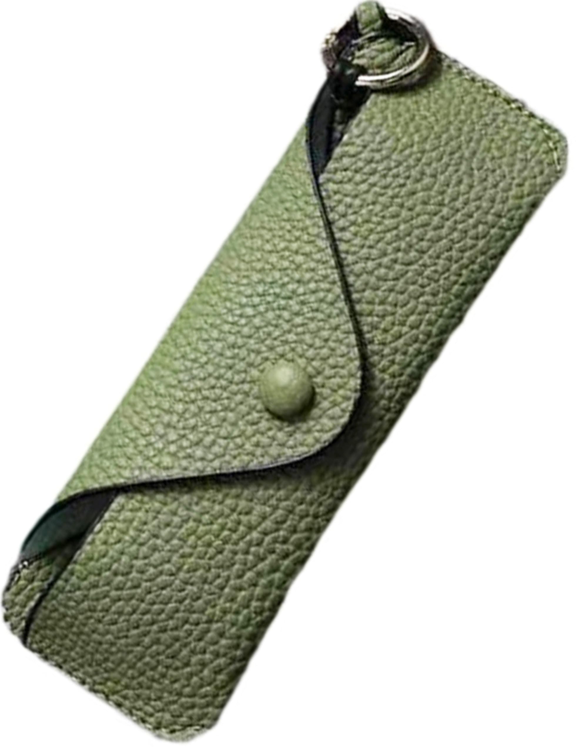 

GUYFAM Чехол для очков для мужчин и женщин, Легкий, Тонкий, Легкий, Компактный, Стильный, Устойчивый к царапинам, Для переноски, зелёный