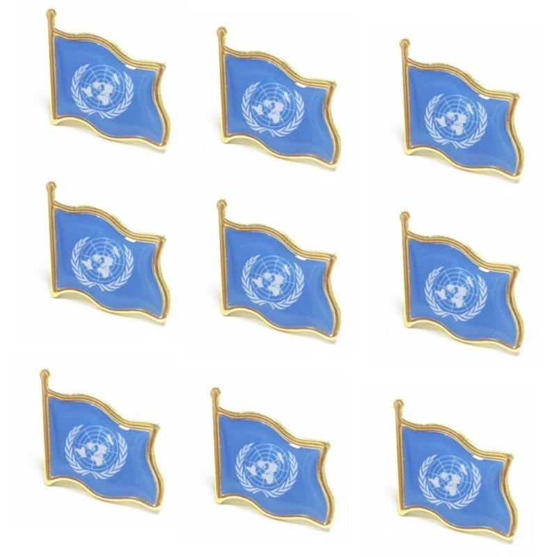 9 sztuk Broszki z Flagami Krajów Świata Broszki z Flagami Narodowymi USA Ca Anglia Rosja Ukraina Australia Francja Niemcy Meksyk Brazylia