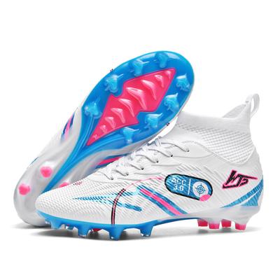 Xiyin Football Shoes Ag Long Nail Shoes High Top Football Shoes Adult Tf Broken Nail Football Shoes Men's Large Size