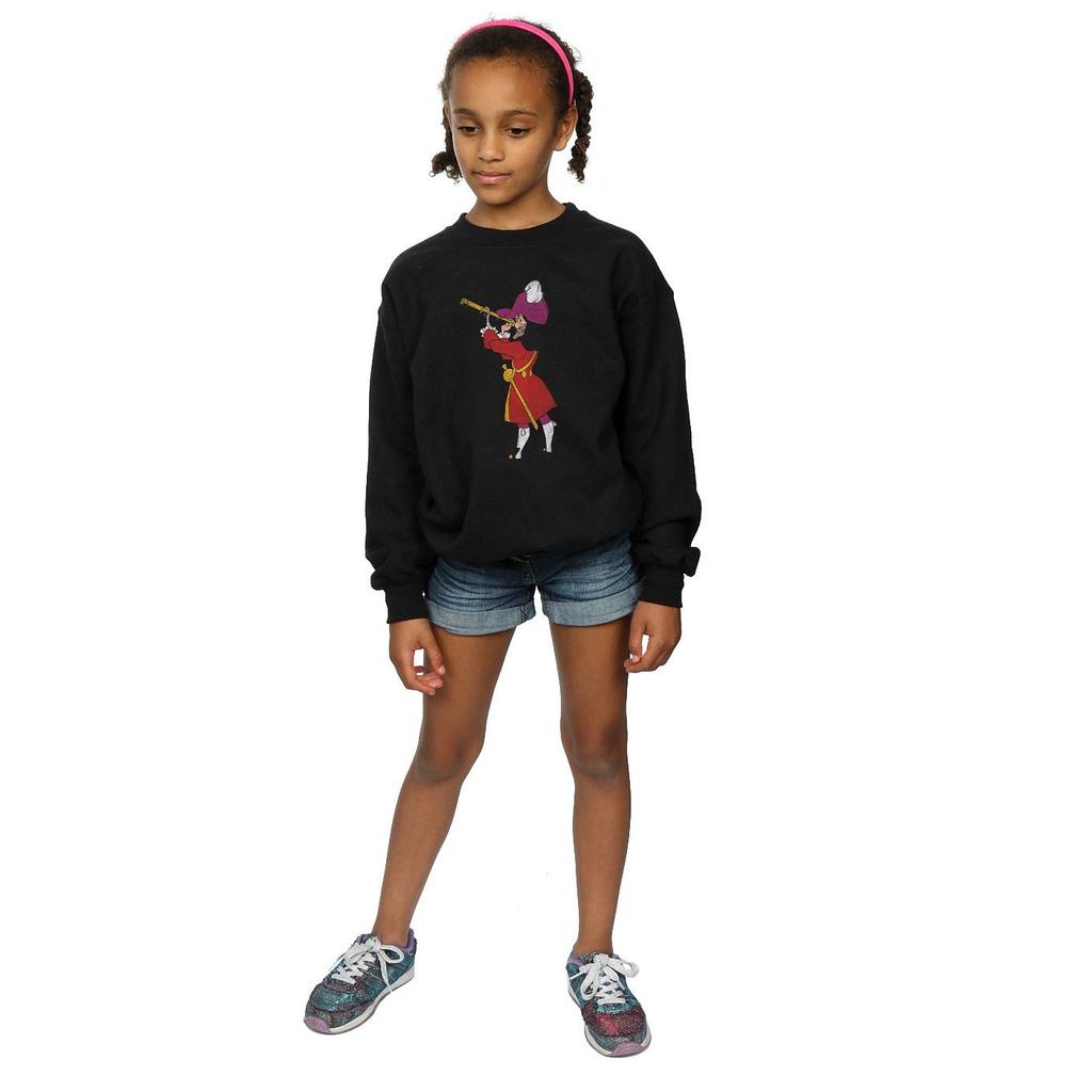 Disney Girls Peter Pan Classic Captain Hook Sweatshirt