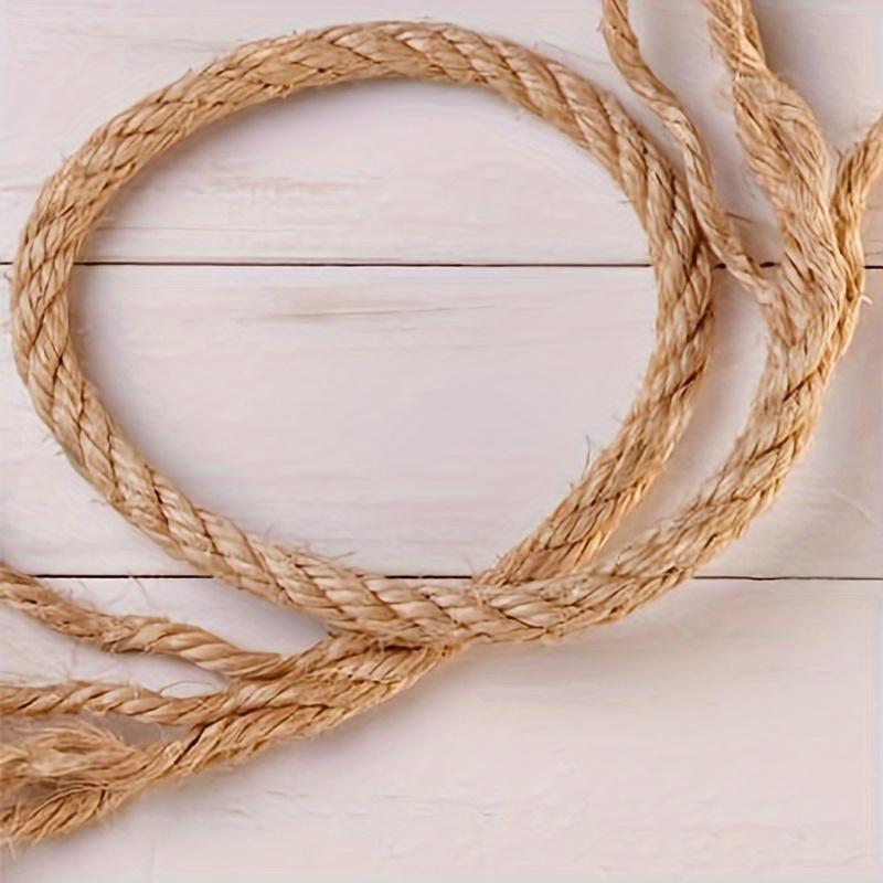 393.7 Inch Durable Natural Hemp Rope for Cat Scratching Posts - Strong Sisal Replacement Cord, DIY  Accessory