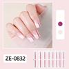 Gradient Nails Polish Sticker French Tip Gels Nail Strips Nails Polish Wraps Glossy Gels Nail Sticker Manicures Sticker