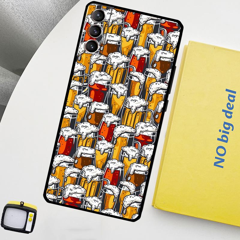 

Alcohol Beers Drink Beer Phone Case For Samsung Galaxy S26 S25 S24 Ultra S20 S21 S22 S23 Plus S10 S24 FE S25 FE Cover Galaxy S21 Plus