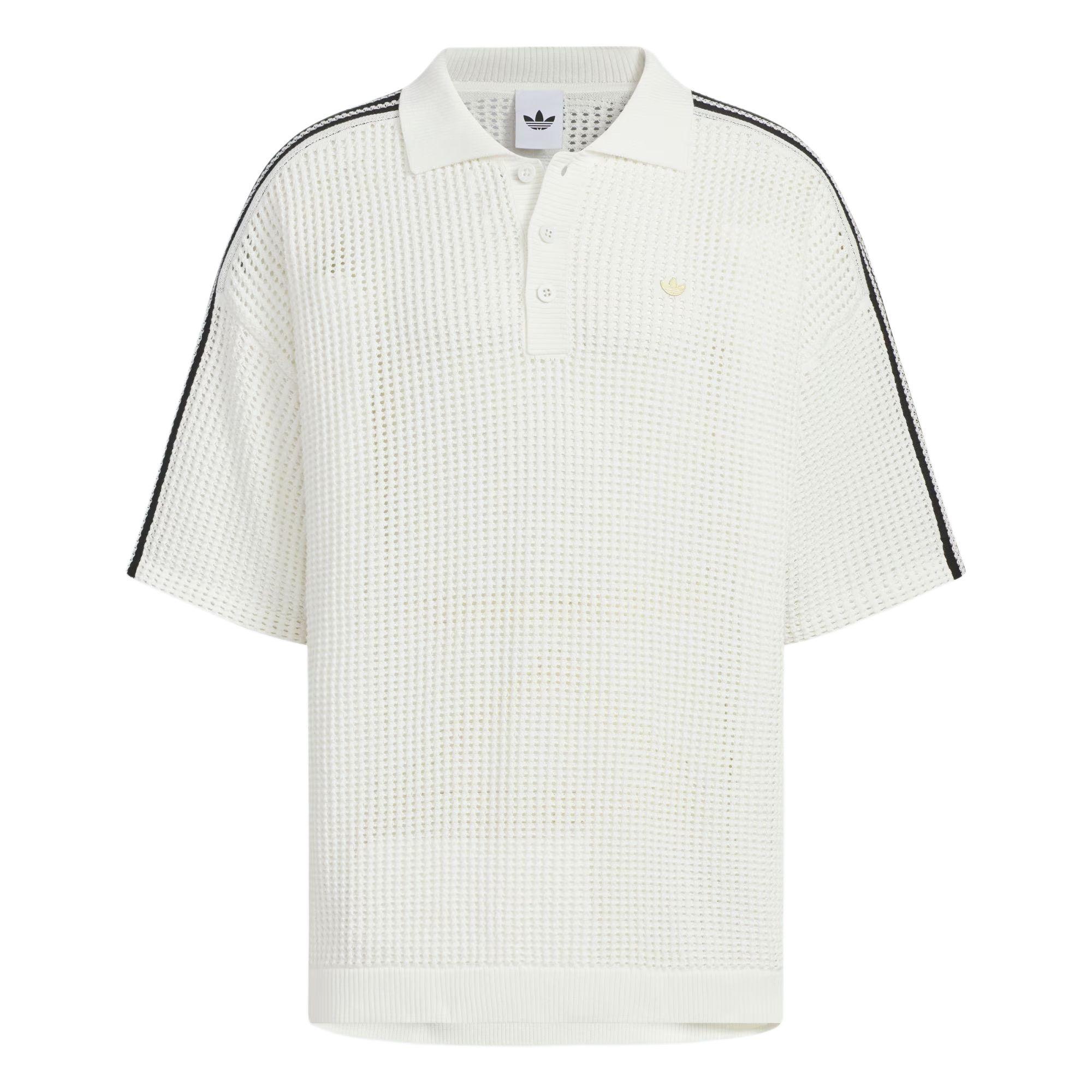 adidas Short-sleeved Polo Shirt White Men s KF0403 XL