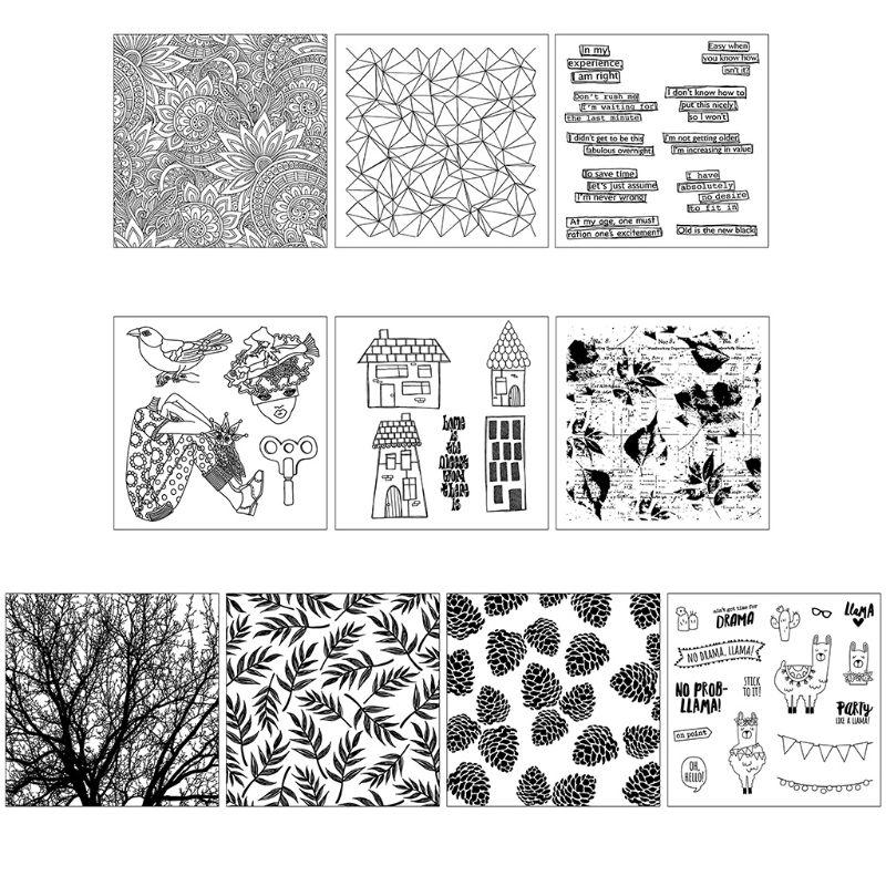 Buy DIY Silicone Clear Stamp Cling Seal Scrapbook Embossing Album Decor ...