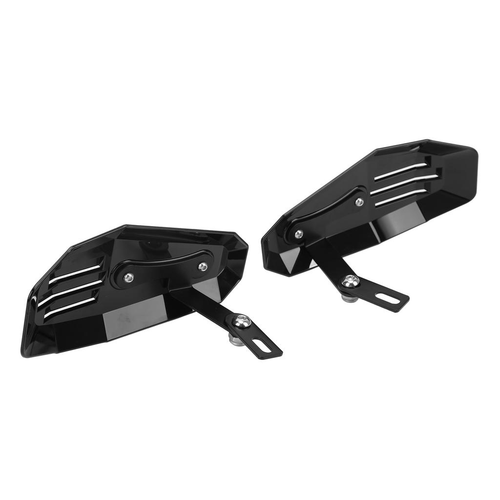 2PCS Motorcycle Hand Guard Protective Universal Polycarbonate Motorbike AccessoryBlack